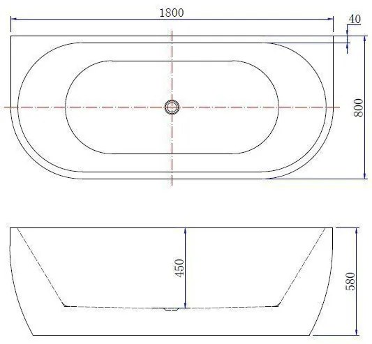 Mueller Back to wall bubbelbad 180x80cm 12 RVS aerojets elektrisch mat wit