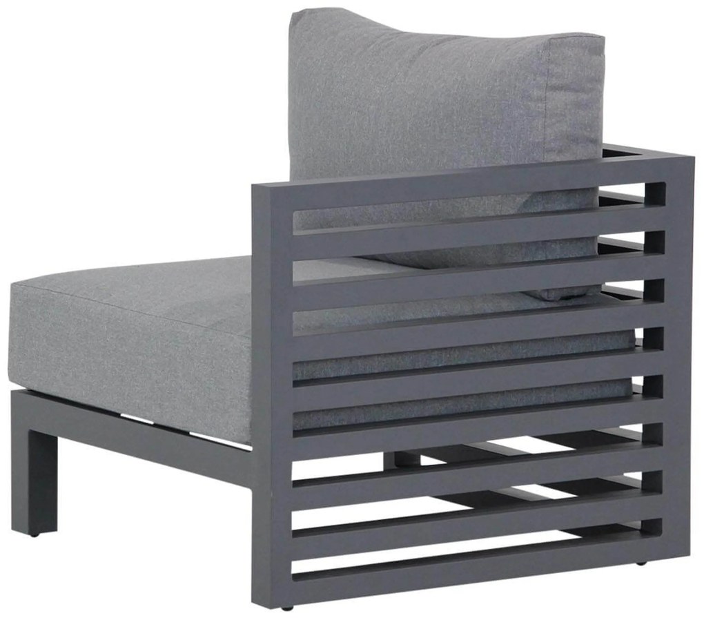 Hoek loungeset 5 personen Aluminium Grijs  Santika Furniture Santika Jaya