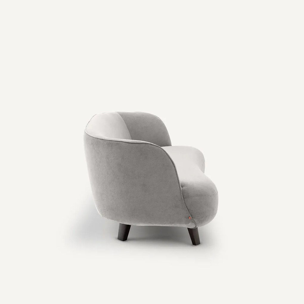 XS 3-zitsbank in stonewashed fluweel, Rosebury, design E. Gallina