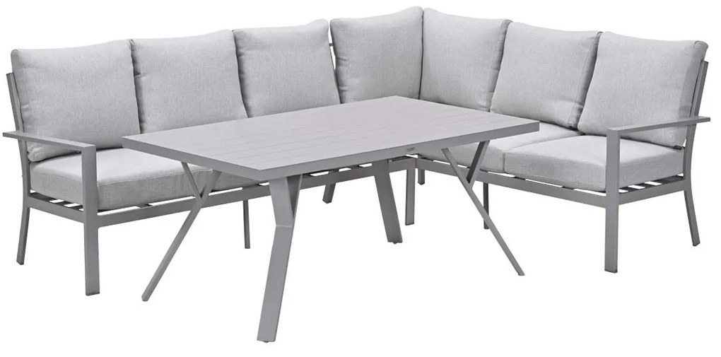 Garden Impressions Senja lounge dining set 3-delig rechts - valley sand