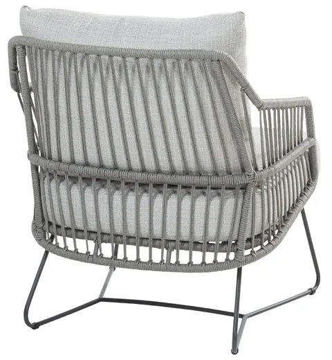 4 Seasons Outdoor Ancora loungestoel antraciet Silver Grey  Loungestoel    antraciet weerbestendig