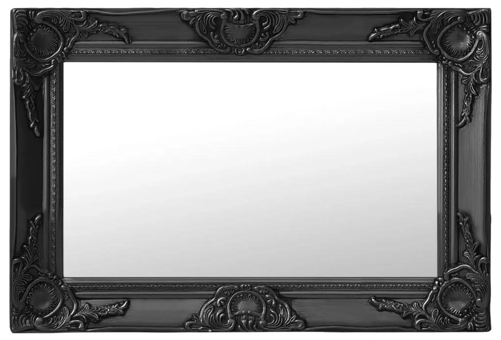 vidaXL Wandspiegel barok stijl 60x40 cm zwart