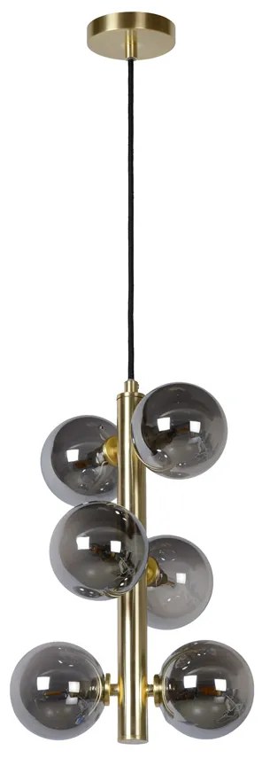 Lucide Tycho plafondlamp 6x G9 goud mat