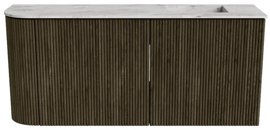 Mondiaz Joya DLux 90cm toiletmeubel ronding links shadow met wastafel faye rechts 1 kraangat glace