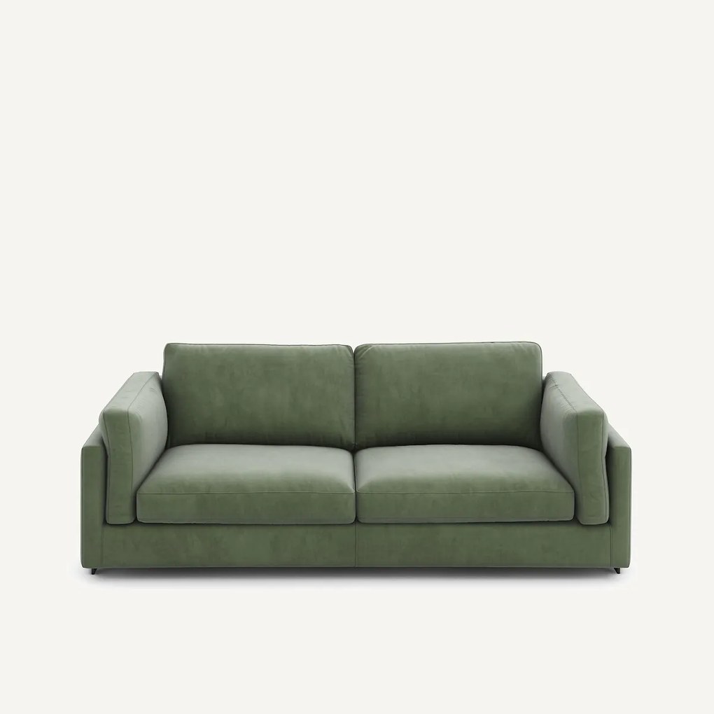 Omvormbare bank in fluweel, César