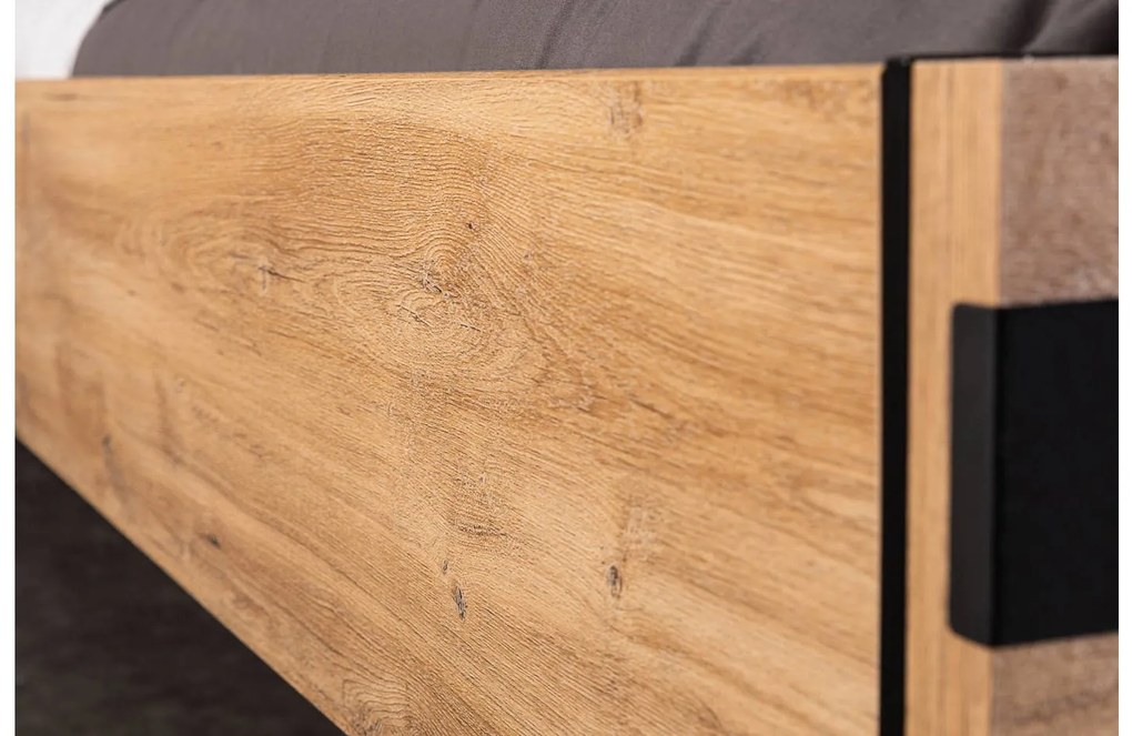 Goossens Basic Bedframe Industrial, 140 x 200 cm