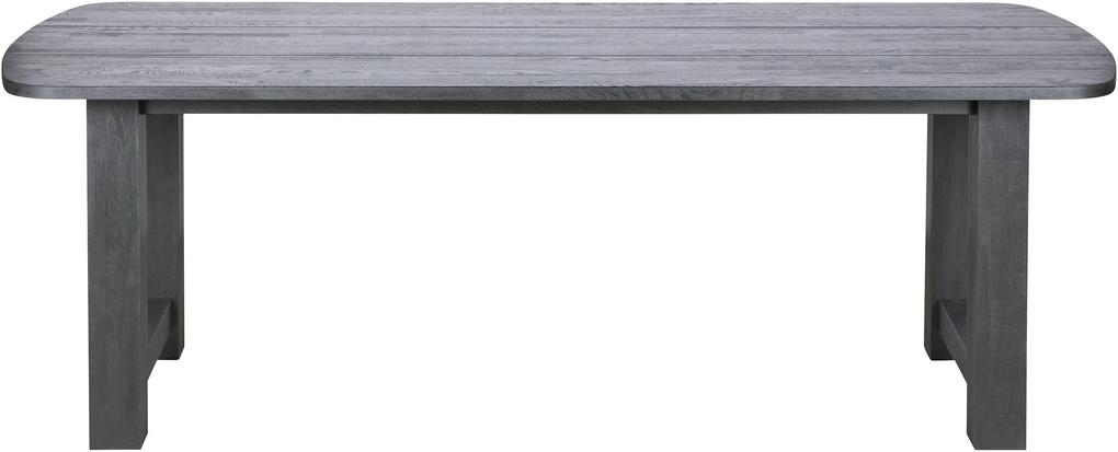 BePureHome | Eettafel Identity lengte 220 cm x breedte 90 cm zwart eettafels eikenhout tafels meubels | NADUVI outlet