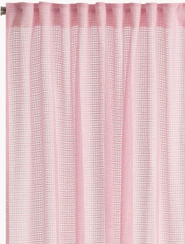 Transparante multibandgordijnen Edda, 2-delig, B 145 cm