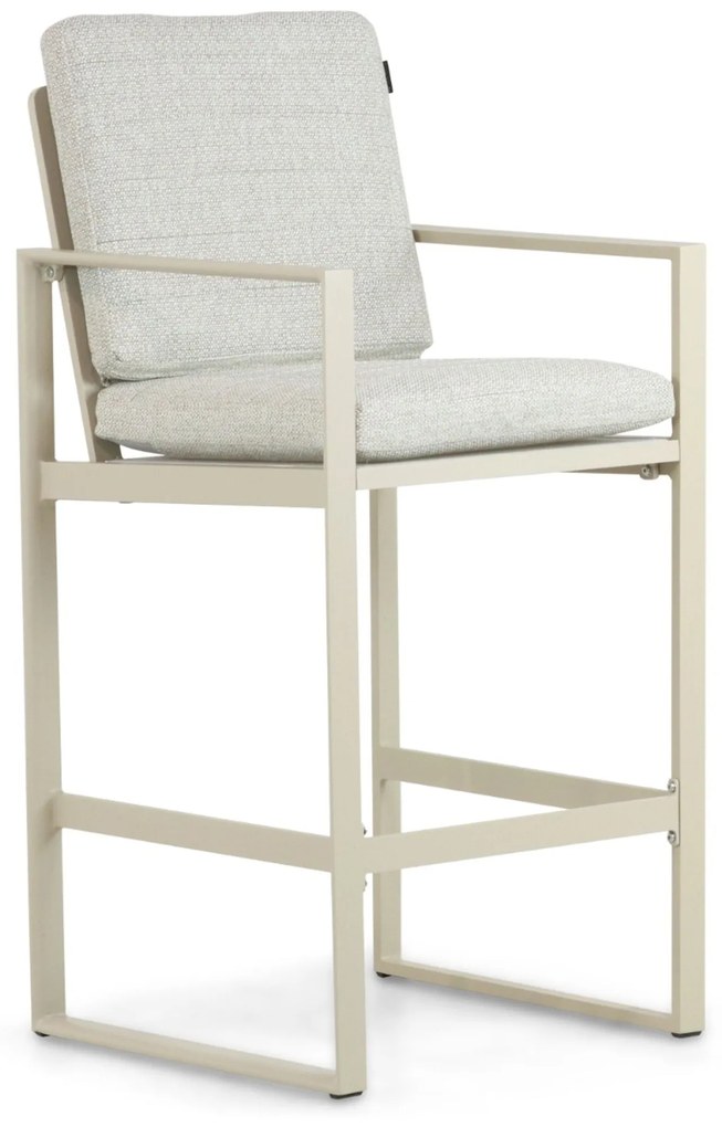 Barstoel Aluminium Taupe-naturel-bruin Lifestyle Garden Furniture Nuno