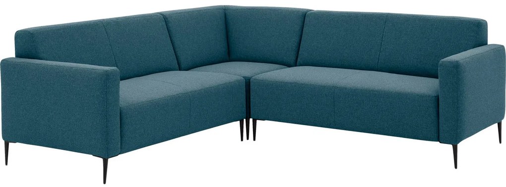Goossens Key West blauw, stof, 2-zits, modern design