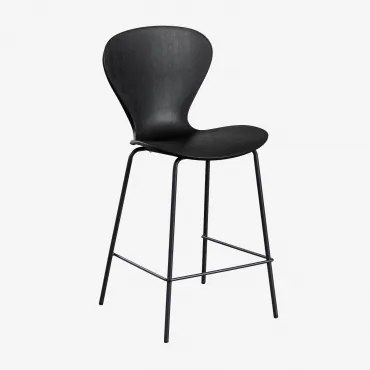 Pak Van 4 Uit Hoge Krukken ↑65 Cm & Zwart & Zwart Polypropyleen & Polypropyleen - Sklum