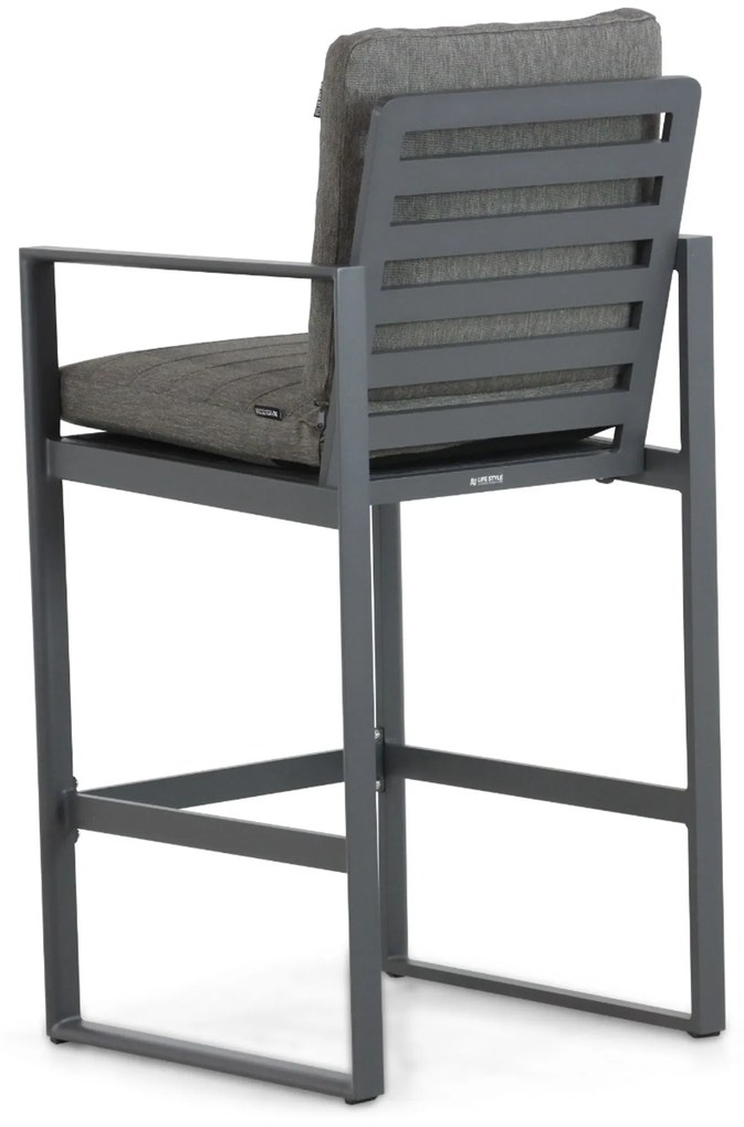 Barstoel Aluminium Grijs-antraciet Lifestyle Garden Furniture Nuno