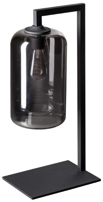 The John Tafellamp 57,5cm | Trading Lighting | Glas & Metaal | Zwart   | Cavetown