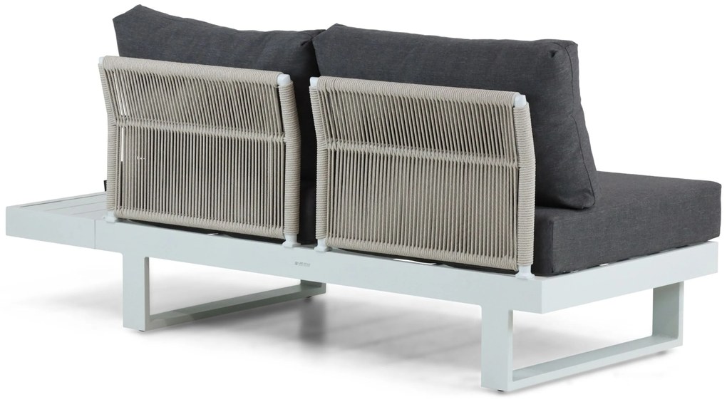 Hoek loungeset 6 personen Aluminium Wit  Lifestyle Garden Furniture Lorenzo