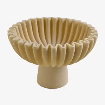 Decoratieve Schaal Ø20 Cm In Hars Irente Ø20 Cm - Sklum