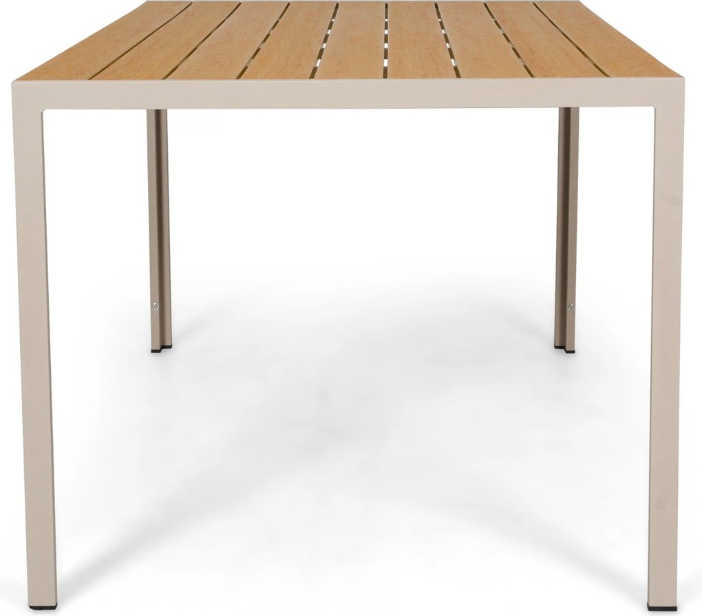 Tuinset 4 personen 160 cm Aluminium Zand/Beige Lifestyle Garden Furniture Ultimate/Creta