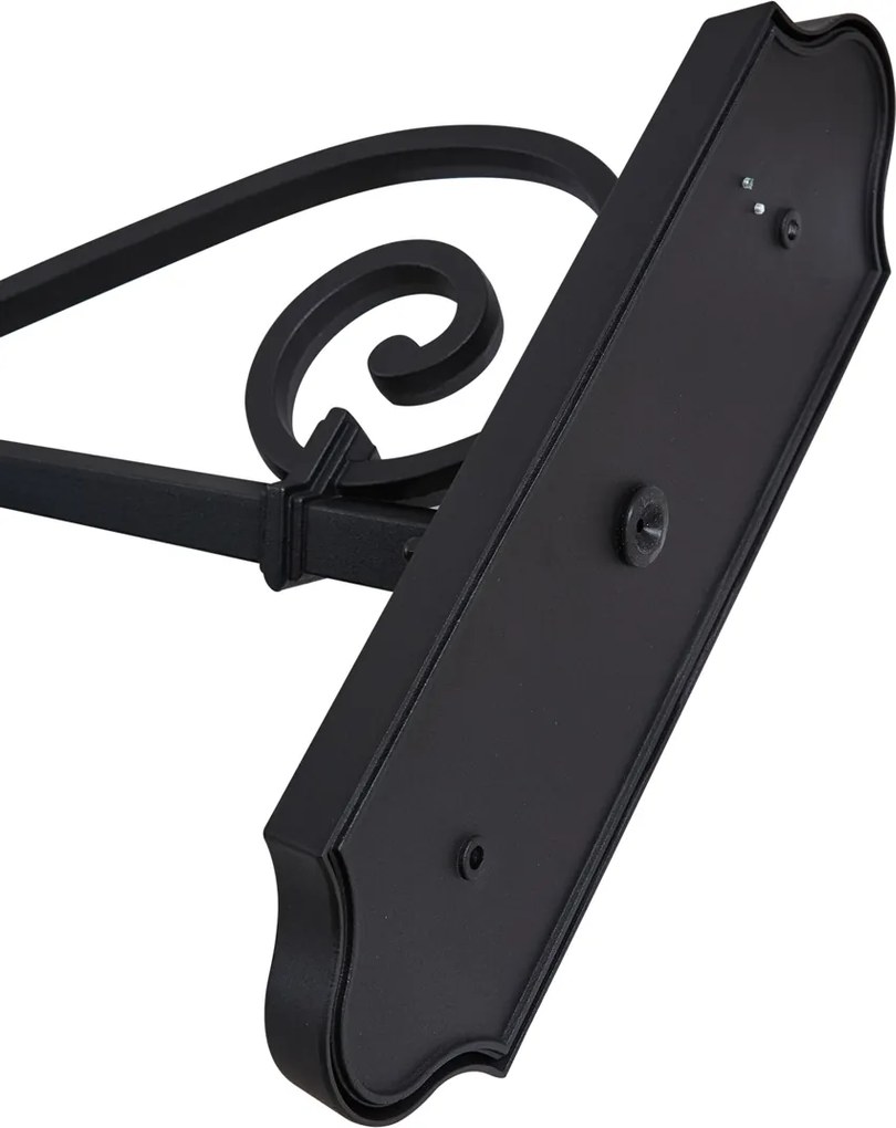 Klassieke buiten wandlantaarn zwart IP44 - Big