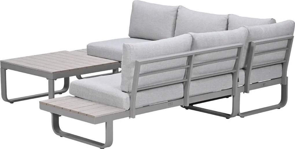 Garden Impressions Diego loungeset 4-delig - taupe