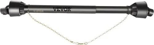 VEVOR PTO T4 aandrijfas, 34,9 mm 6-spline uiteinde voor tractoren, uitschuifbaar van 1100 tot 1550 mm, ideaal voor grasmaaiers, bosmaaiers, frezen, kunstmeststrooiers