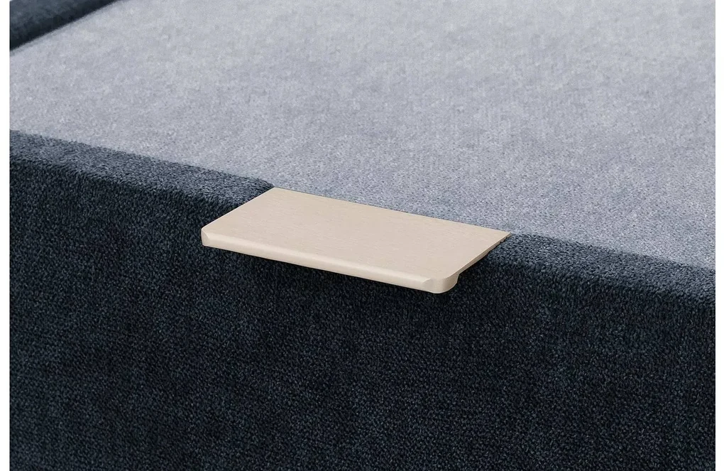 Goossens Nachtkastje Briljant Luxe, 1 deur rechts, 1 lade, met inleg glasblad