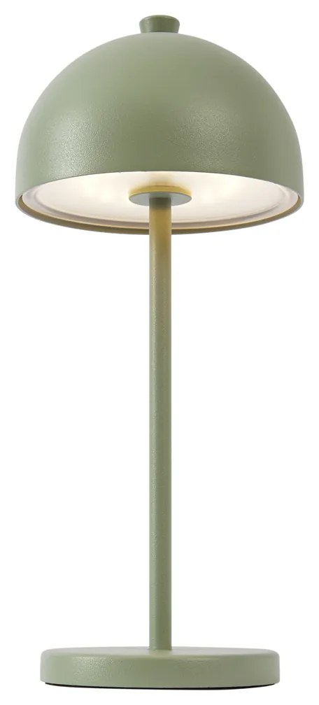 Buitenlamp met dimmer Tafellamp met dimmer groen incl. LED IP54 oplaadbaar met laadstation - Squirrel Modern IP54 Buitenverlichting rond Lamp