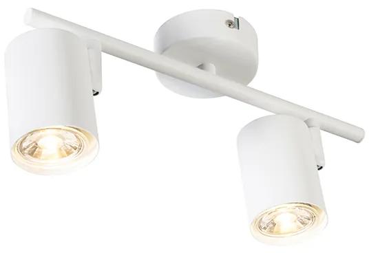 Moderne Spot / Opbouwspot / Plafondspot wit incl. 2 WiFi GU10 lichtbron verstelbaar - Jeana Modern GU10 Binnenverlichting Lamp