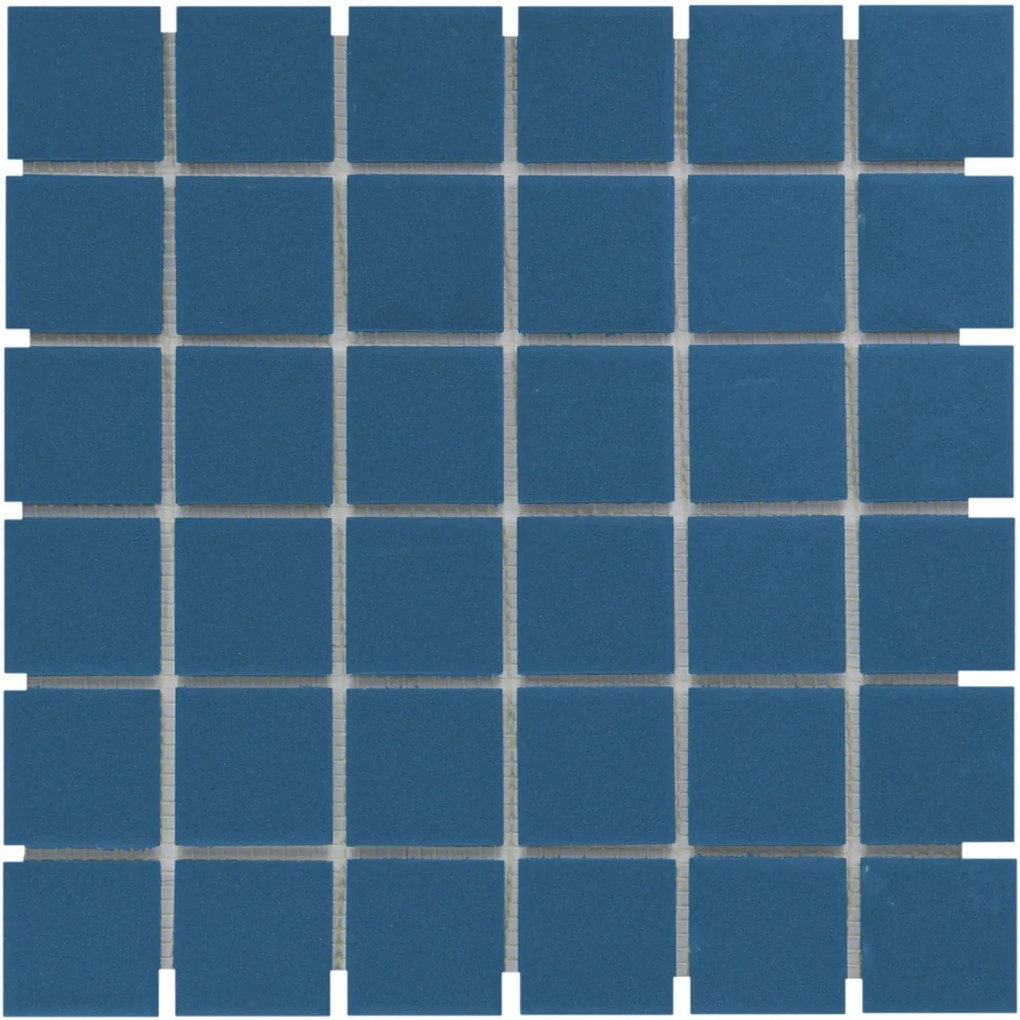 The Mosaic Factory London vierkante mozaïek tegels 5x5cm blauw
