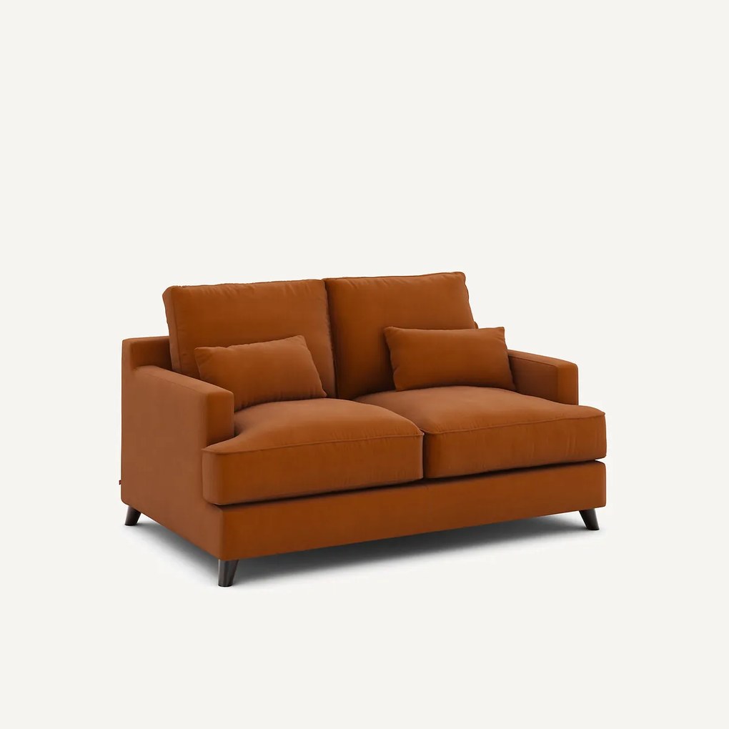 2-zits compacte zetel van linnen fluweel, ALWINE