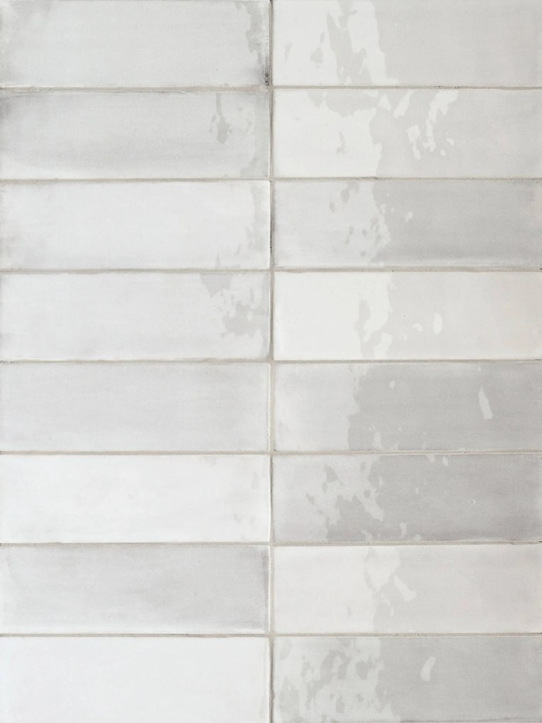 Wandtegel wit Sartoria Tbrick 16x5cm rain glans gerectificeerd