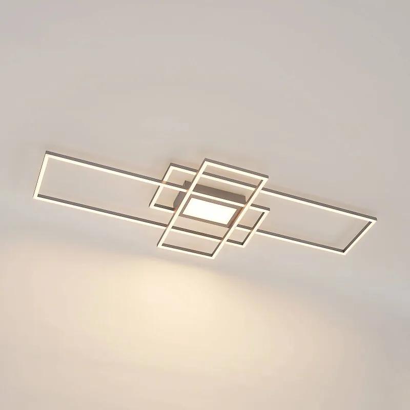 Caitlin LED plafondlamp, nikkel - lampen-24