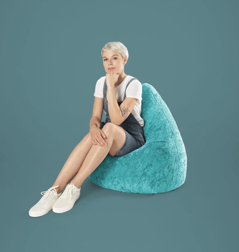 BeanBag Fluffy XL - Turquoise