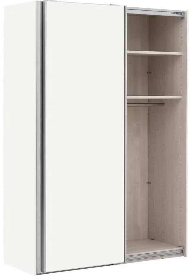 Goossens Kledingkast Verto, 150 cm breed, 217 cm hoog, 1x schuifdeur rechts en 1x spiegelschuifdeur links