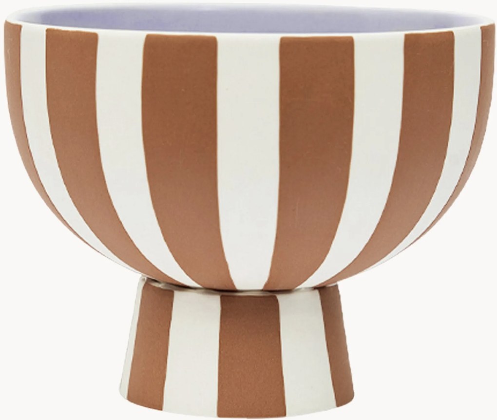 Handbeschilderde decoratieve schaal Toppu, H 10 cm