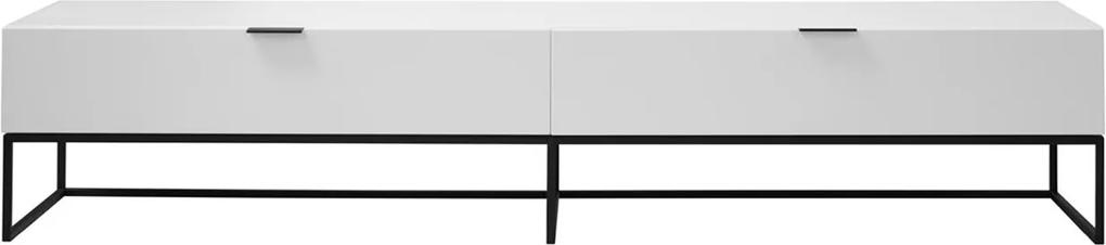 Design TV meubel Valentina - L200  x H40 x D40 cm - Wit