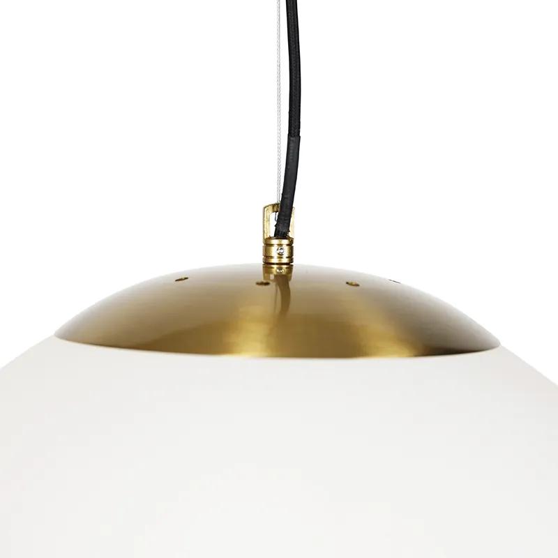 Eettafel / Eetkamer Scandinavische hanglamp opaal glas 40 cm - Ball 40 Modern, Design E27 Scandinavisch bol / globe / rond Binnenverlichting Lamp