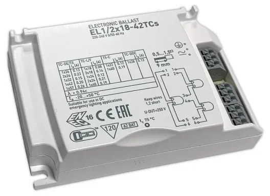 Elpro Voorschakelapparaat | 2X 26W/42W IP20 20009003