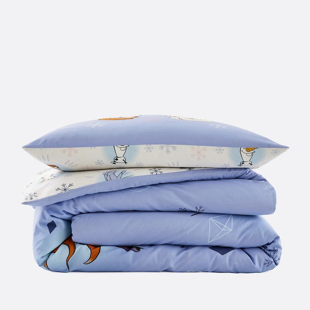 Bedset voor kinderbed, katoen, Disney Frozen Flocon