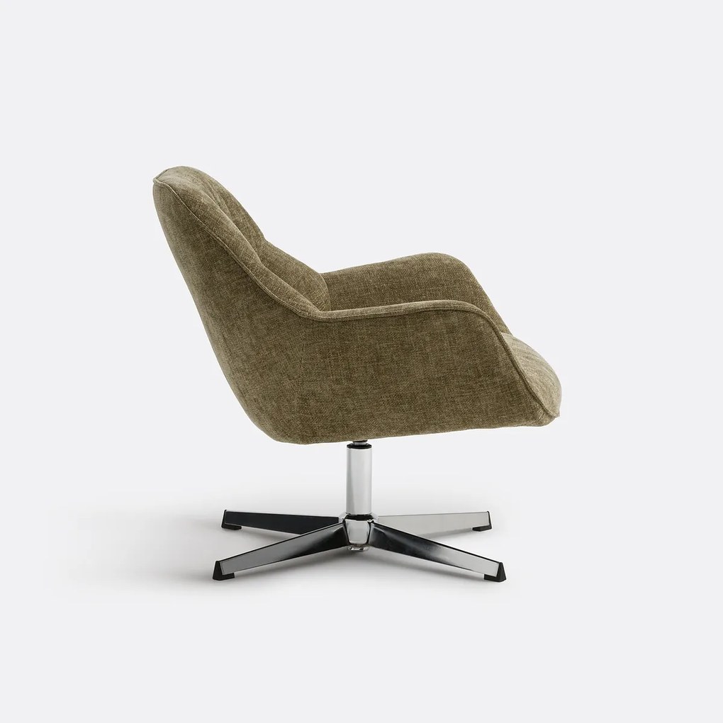 Draaifauteuil, gestructureerde stof, Hemmo