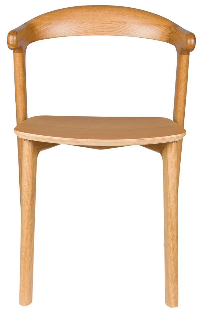 Zuiver Northwood Natural Eiken Eetkamerstoel Minimalistisch