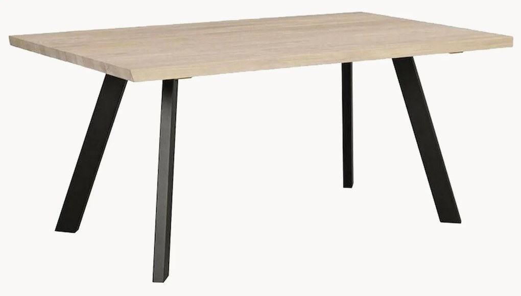 Eettafel Fred met eikenhouten tafelblad