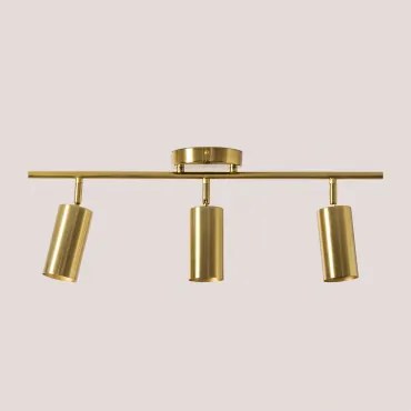 Plusie Verstelbare Metalen Plafondlamp Goud - Sklum