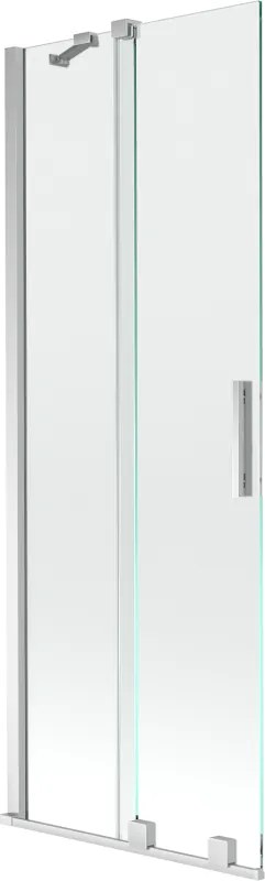 Mexen Velar badwand 2-delige schuifbare 70 x 150 cm, transparant, chroom - 896-070-000-01-01