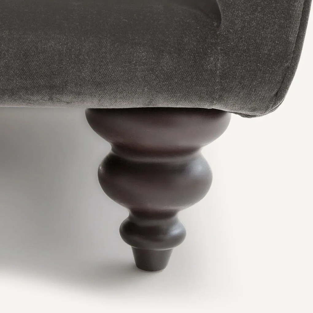 2-zits compact fluwelen zetel, Lazare