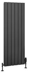 Eastbrook Hadleigh radiator 40x120cm aluminium 1169W antraciet