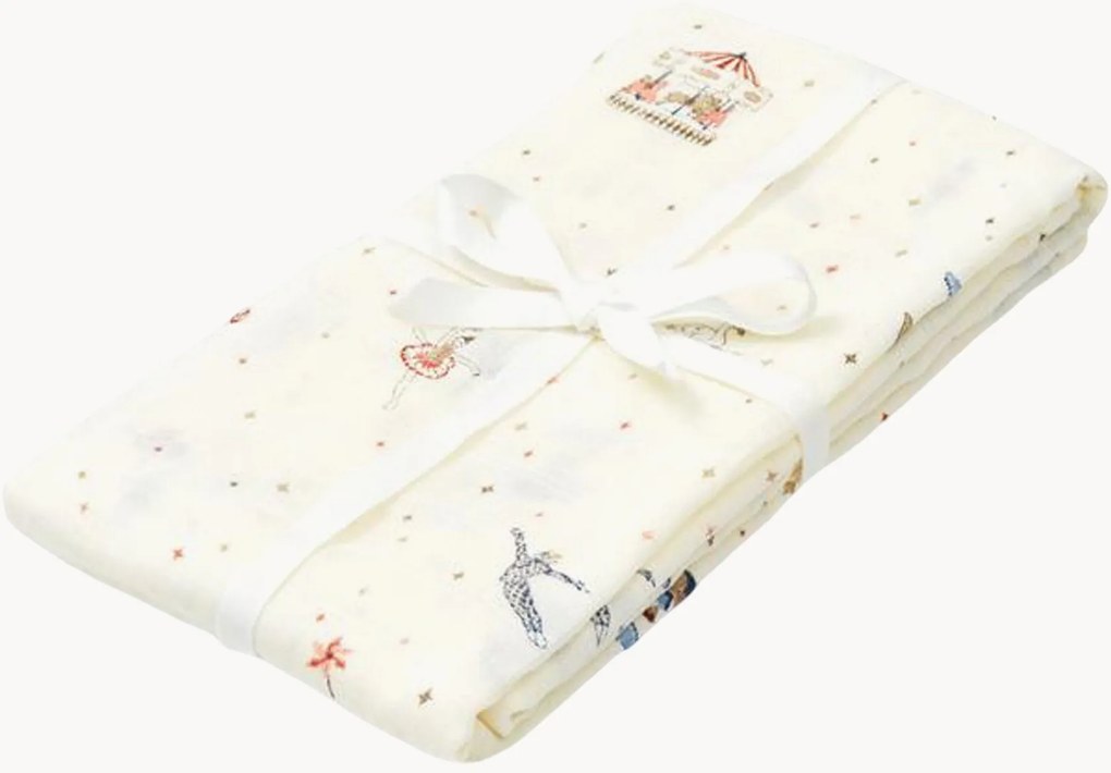 Wikkelhanddoek Carousel van biokatoen