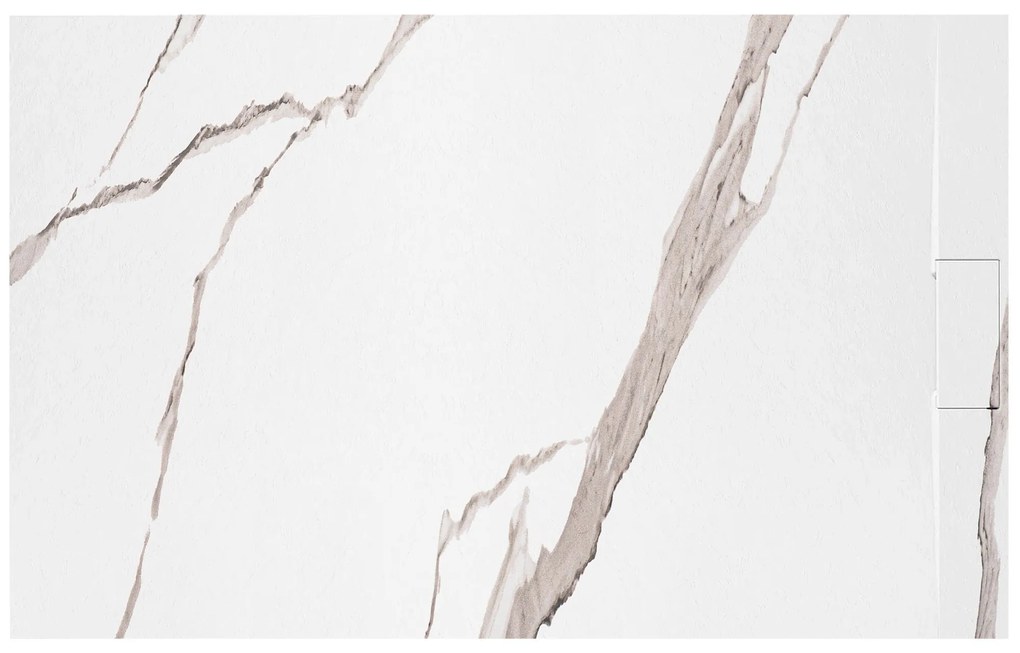 Douchebak Rea Bazalt CARRARA WHITE 80x100