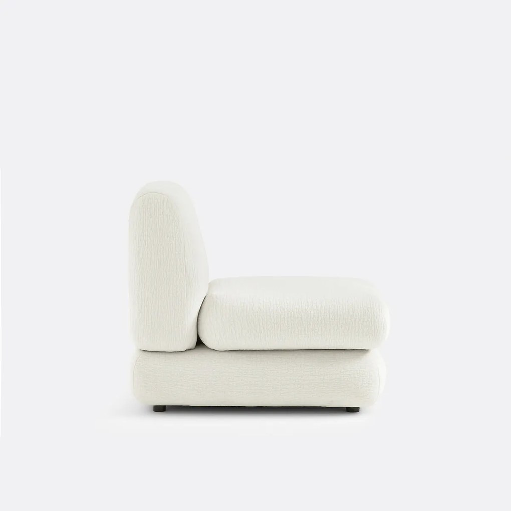 Modulaire haardstoel, reliëf stof, HOOVER