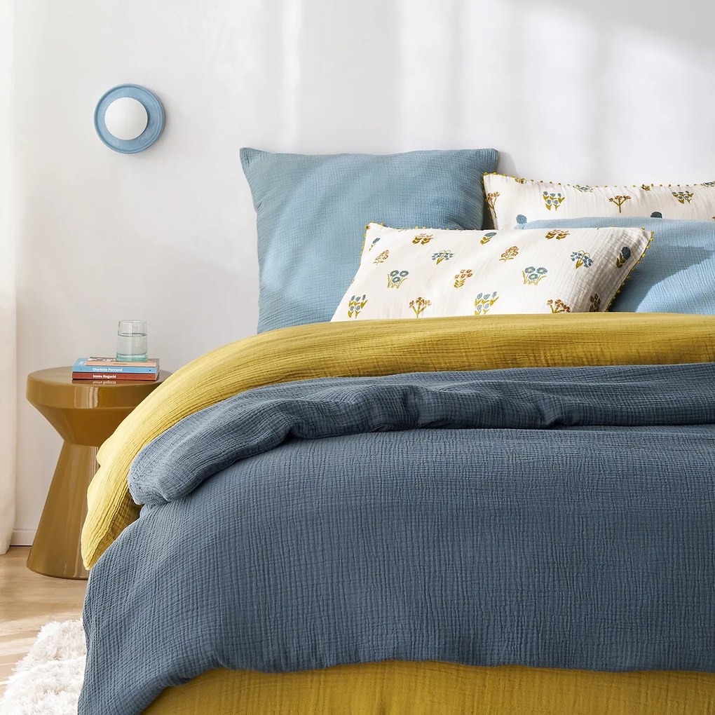 Wand- of plafondlamp, rond, keramiek en opaline glas, diameter 16,8 cm, HOLI