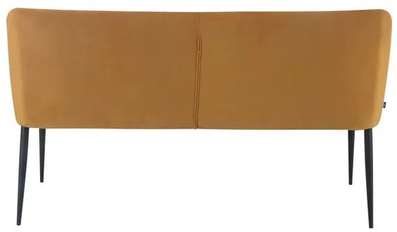 House of Rebels Eetkamerbank - Beau - 150 cm - Velvet - Okergeel - House of Rebels
