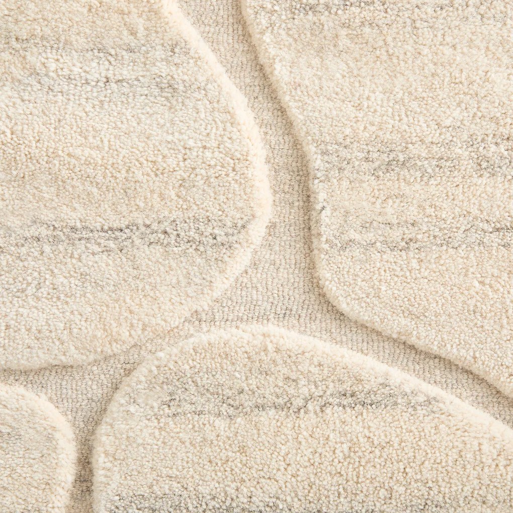 Handgetuft vloerkleed in zuivere wol, SAGREDO